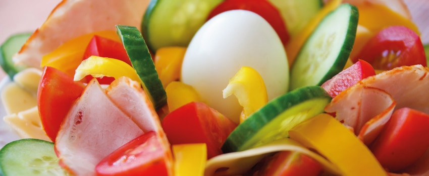 Gesunder Salat zum 3D Abnehmen.